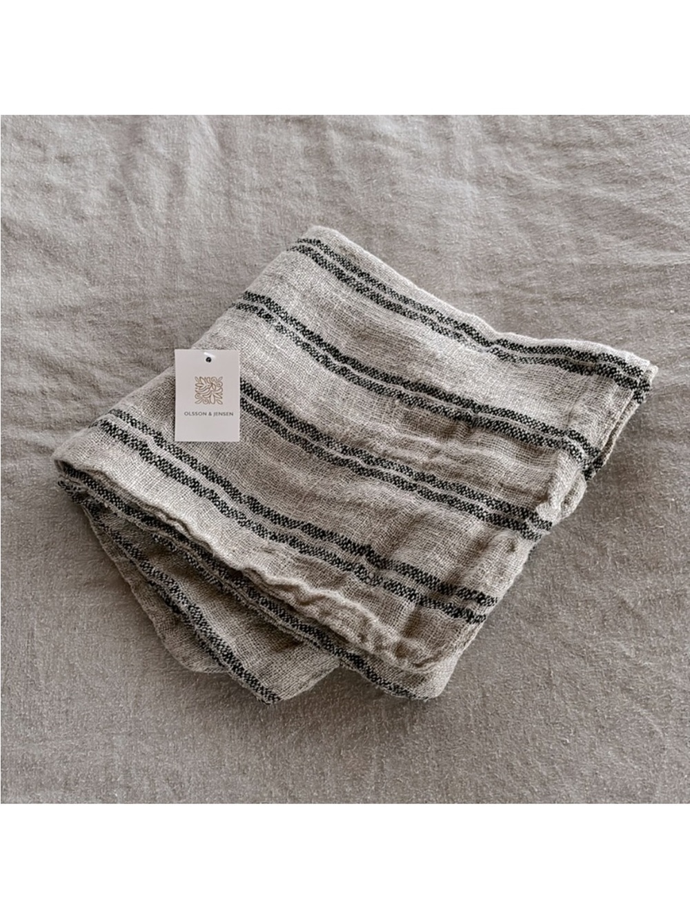 NWT Swedish Rustic Linen Pillow Cover